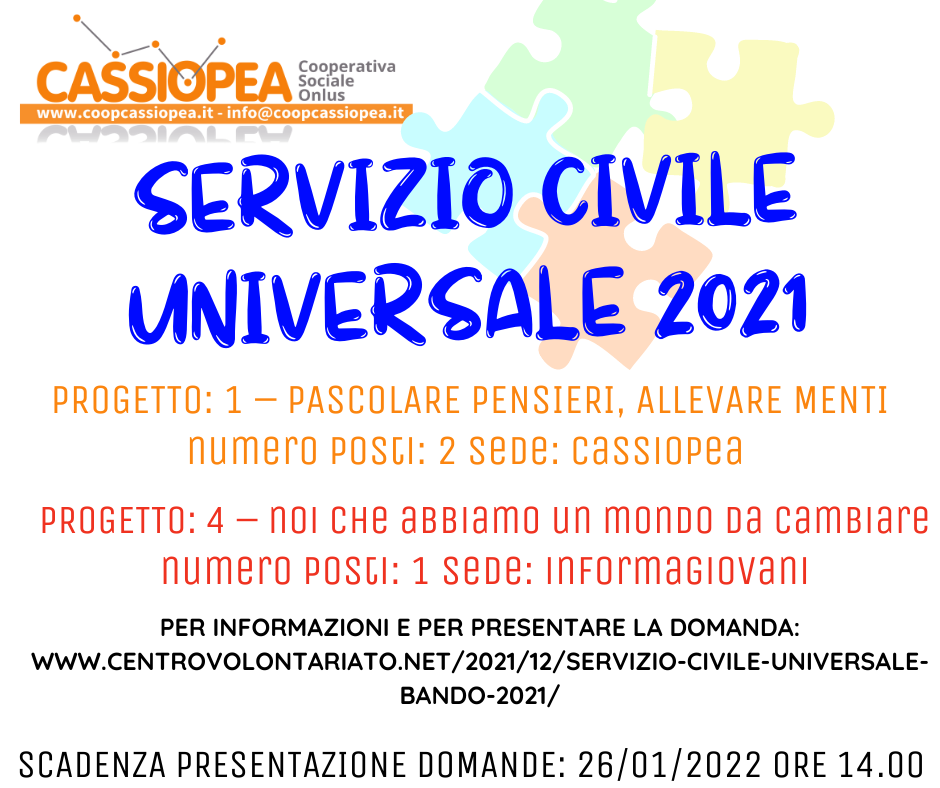 Servizio Civile Universale 2021